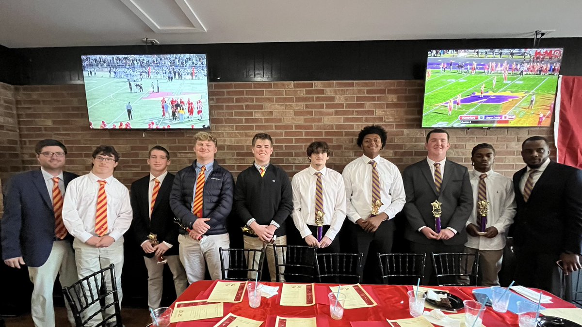 Congratulations to Haverford and Upper Darby players and coaches at the 102nd Annual Thanksgiving Luncheon.  Go Fords!