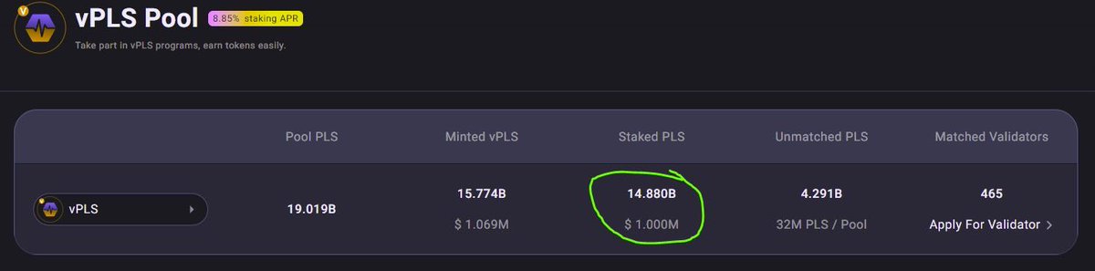 ❤️💛💚💙

Really cool that PulseChain now have staked $vPLS to auto earn yield like stETH.

(<a href="/DavidFeder/">David Feder</a>)
