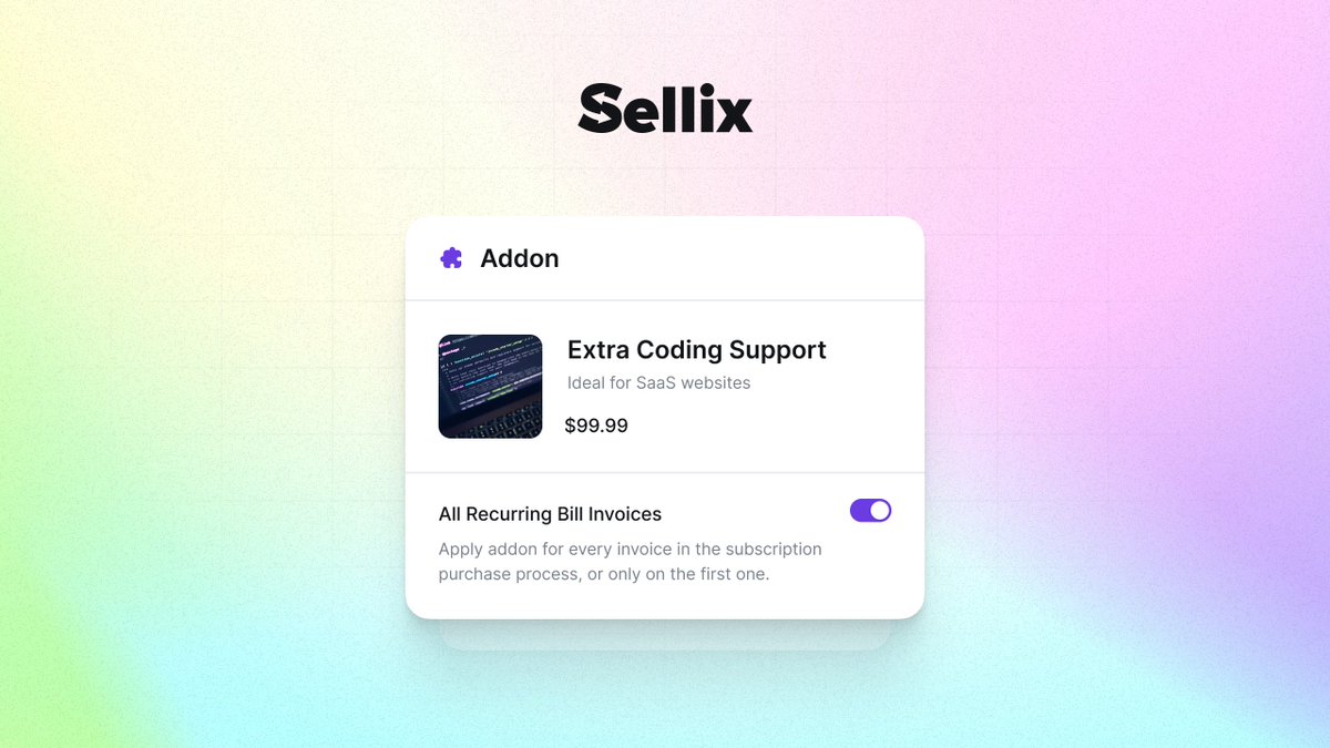 Sellix tweet media