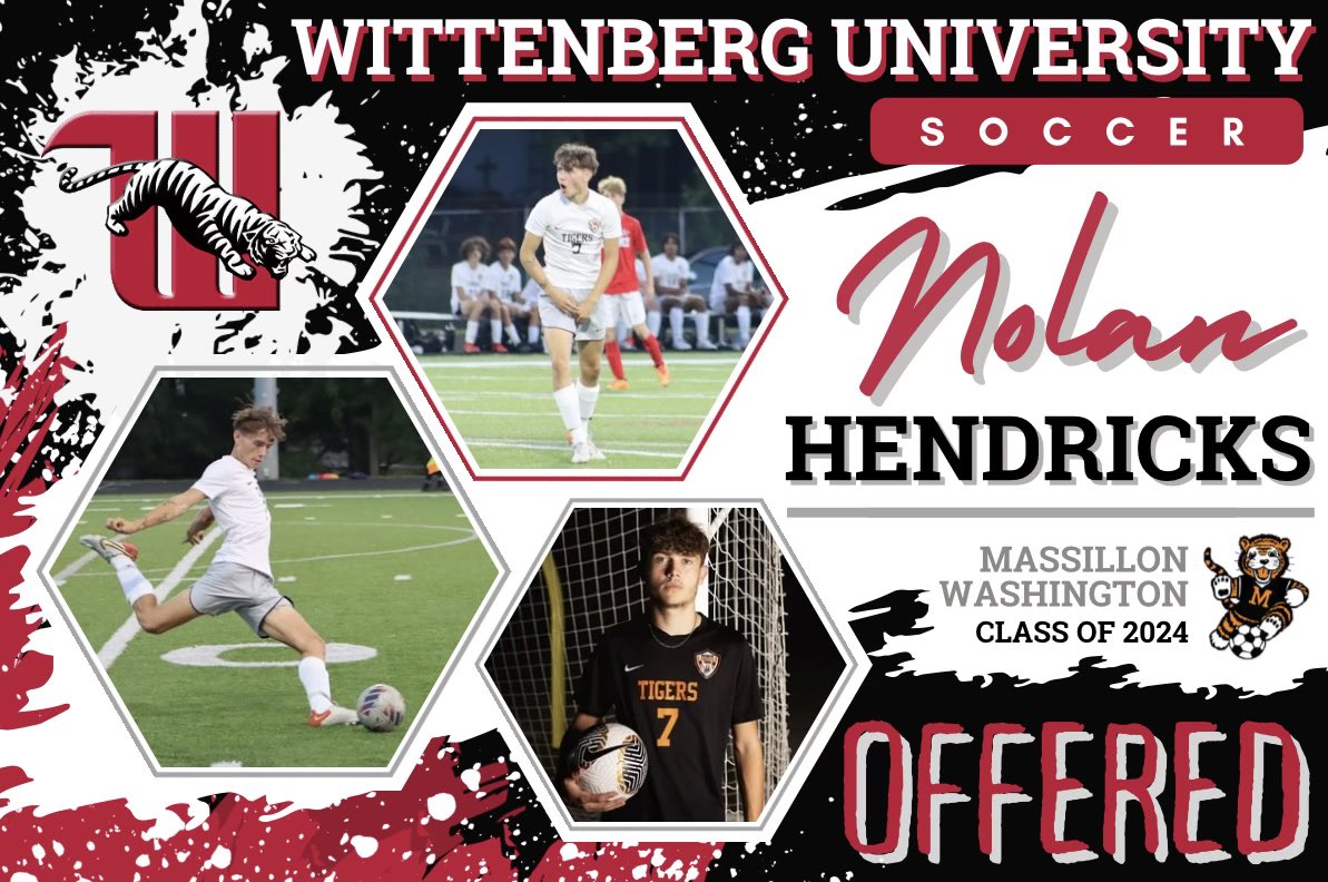 Thankful to receive an offer to play soccer at Wittenberg! ⚽️<a href="/WittMensSoccer/">WittMensSoccer</a> <a href="/WittAthletics/">Wittenberg Athletics</a>