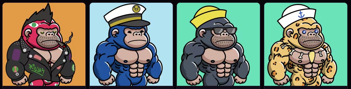 These Doods are ripped! 💪🦍⛓️
<a href="/Doodrillas/">Doodrillas</a> on #ApeChain