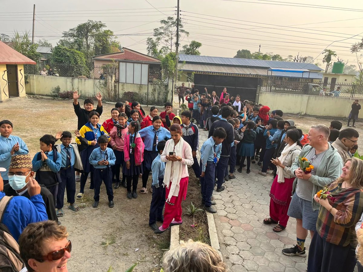 aidcamps's tweet photo. Day 2 of our latest project and the first classroom is painted inside and out. Then an afternoon visit to 2 former AidCamps International projects. https://t.co/MPO7ccFKkY