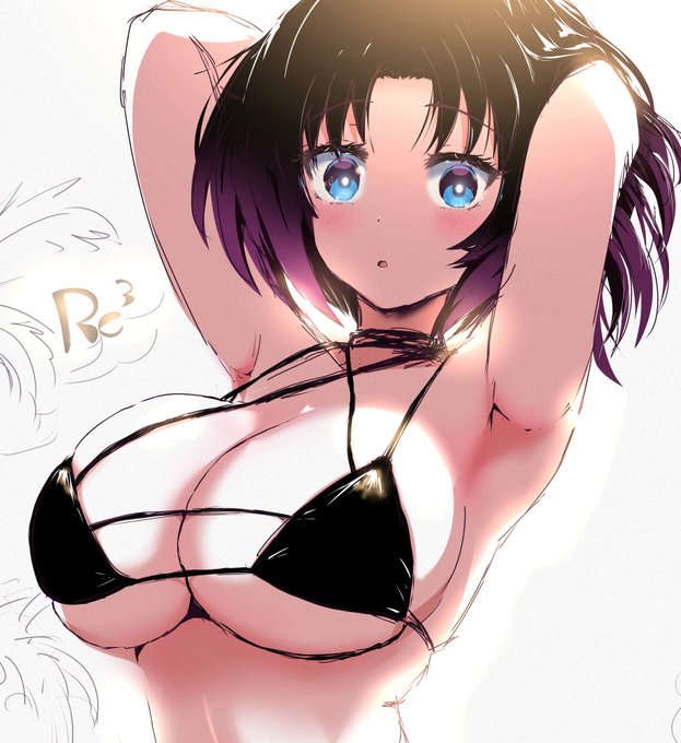 今日のラクガキ
水着エルマ 