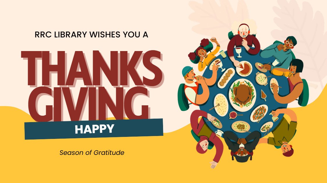 RRC Library wishes you a Happy Thanksgiving!