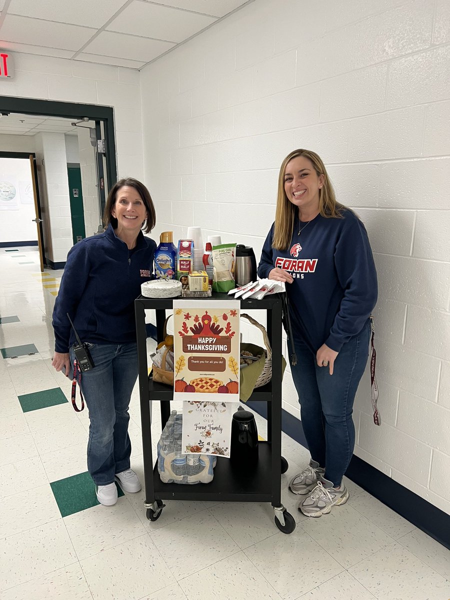 Thankful for our Foran Family! Have a great break everyone.