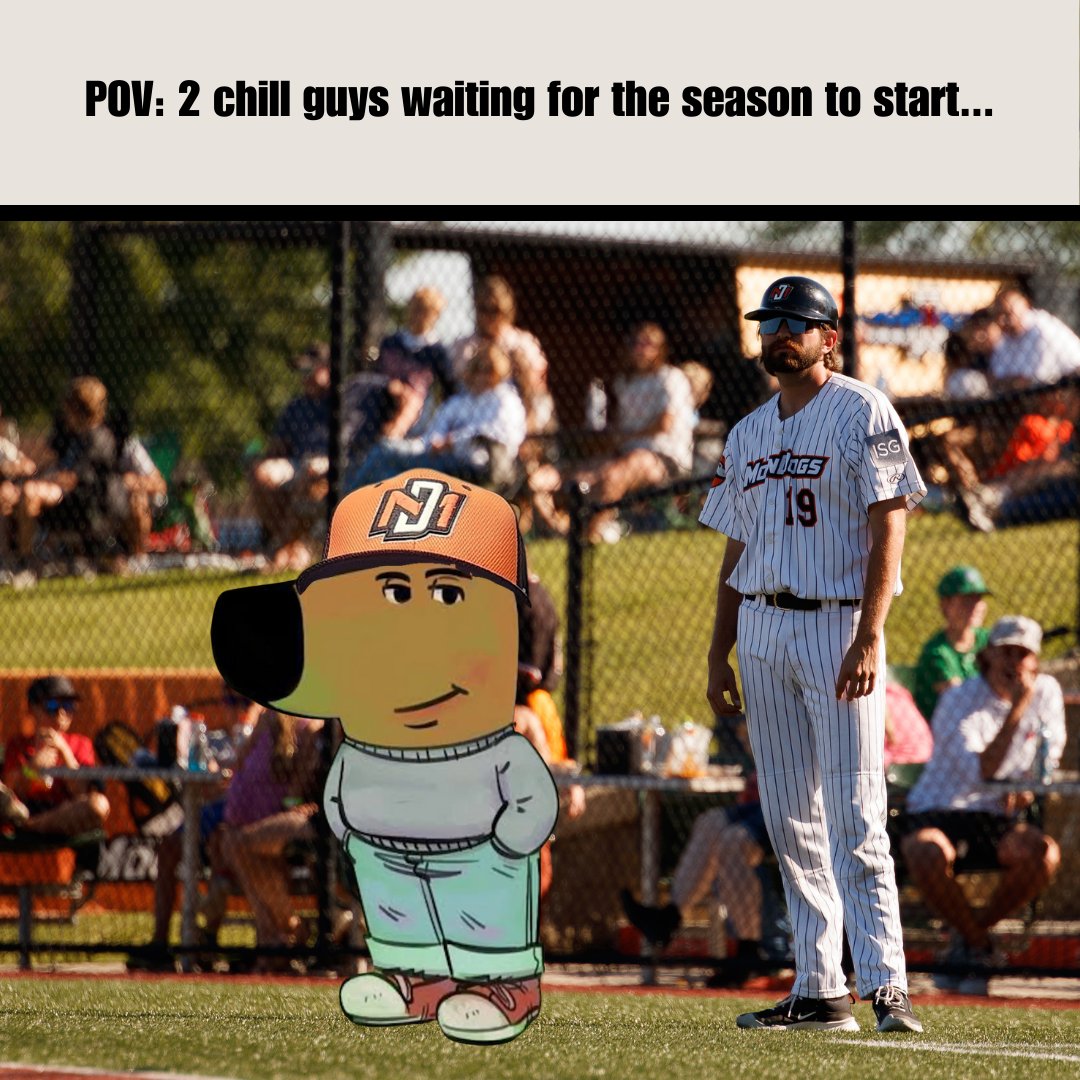 Chill guy x <a href="/GarzaGrant34/">Grant</a> 

If you want to see more chill guy in action, check out ISG Field this summer!

#GoDogs