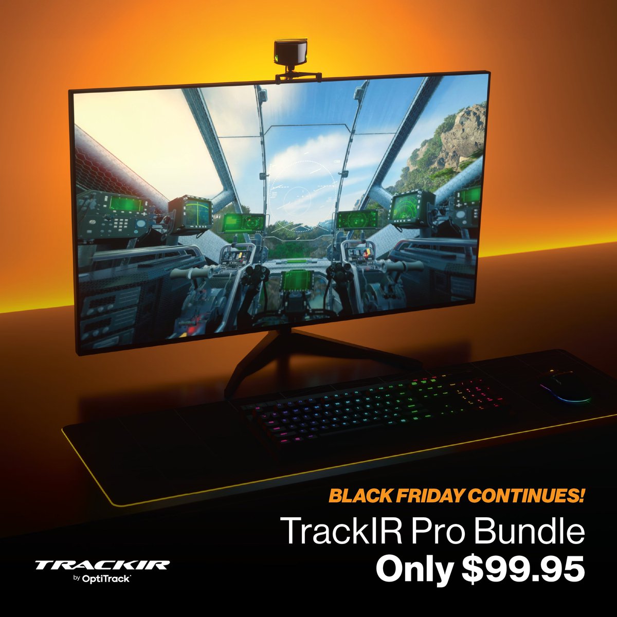 The Black Friday buzz isn’t over yet—but time is running out! ⏳ Get the TrackIR Pro bundle for only $99.95 this weekend before it’s gone. Shop at TrackIR.com

#trackir #putyourheadinthegame