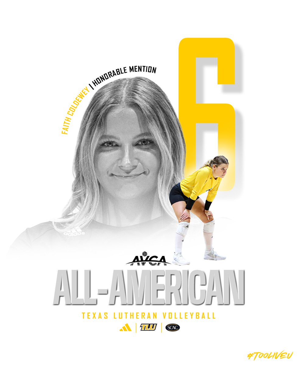 TLU_VB's tweet image. Itโs a Cold World โ๏ธ ๐บ๐ธ
The third AVCA All-American in program history & first member of #LiberoU to earn the honor. โ๏ธ
For the first time in her career, @FaithColdewey is an All-American!
#TooLiveU | #PupsUp