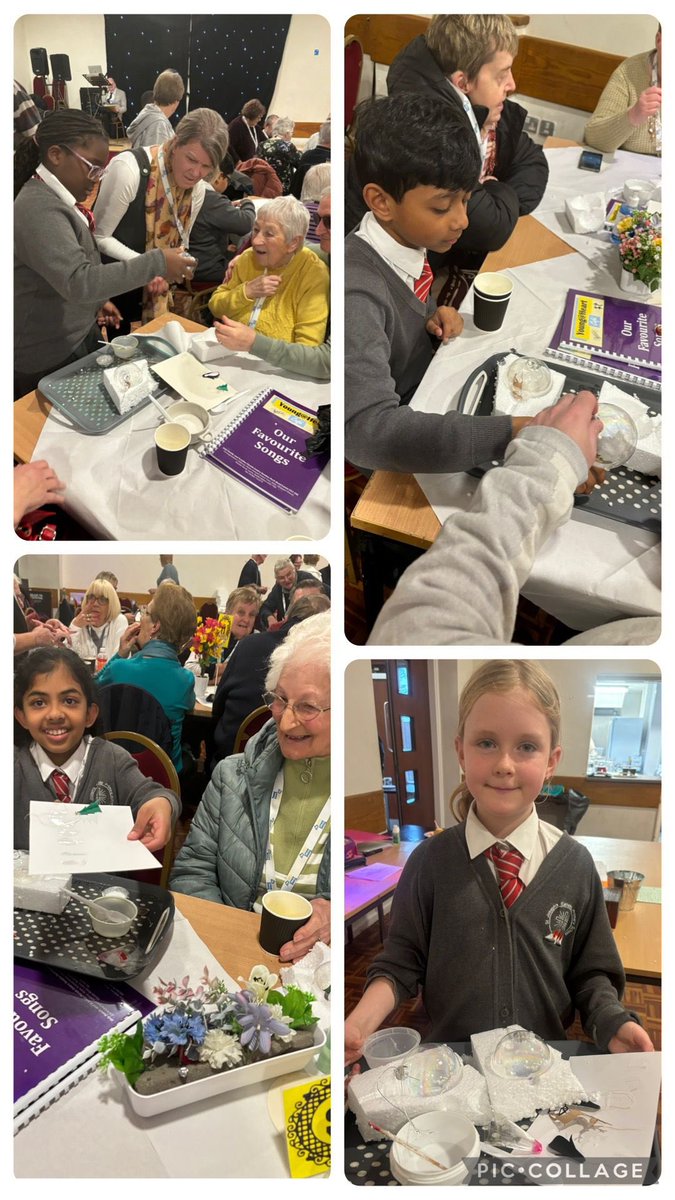 Year 5 pupils had a wonderful afternoon at the young@heart cafe helping families prepare for the start of the Advent season!