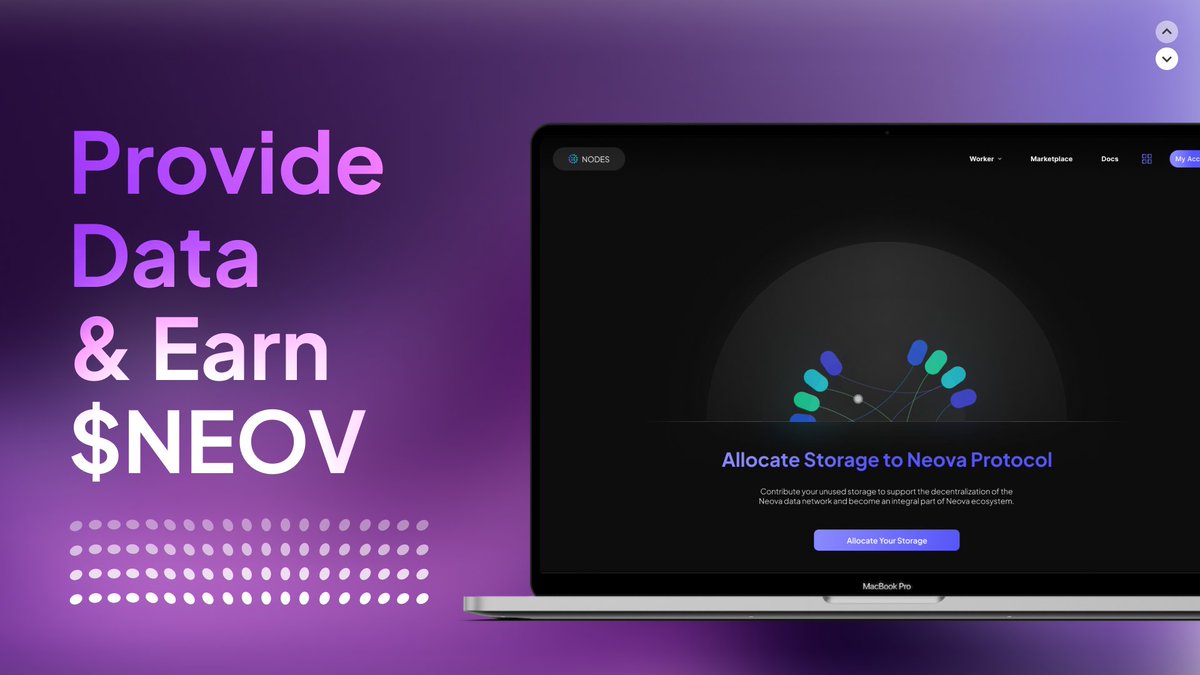 Neova_Protocol's tweet photo. ALLOCATE YOUR UNUSED STORAGE AND BE REWARDED ✨

That's the Neova's goal.

Discover how Neova empowers you to reclaim data ownership and turn it into profit 👇 https://t.co/uXJ0kbTdA8