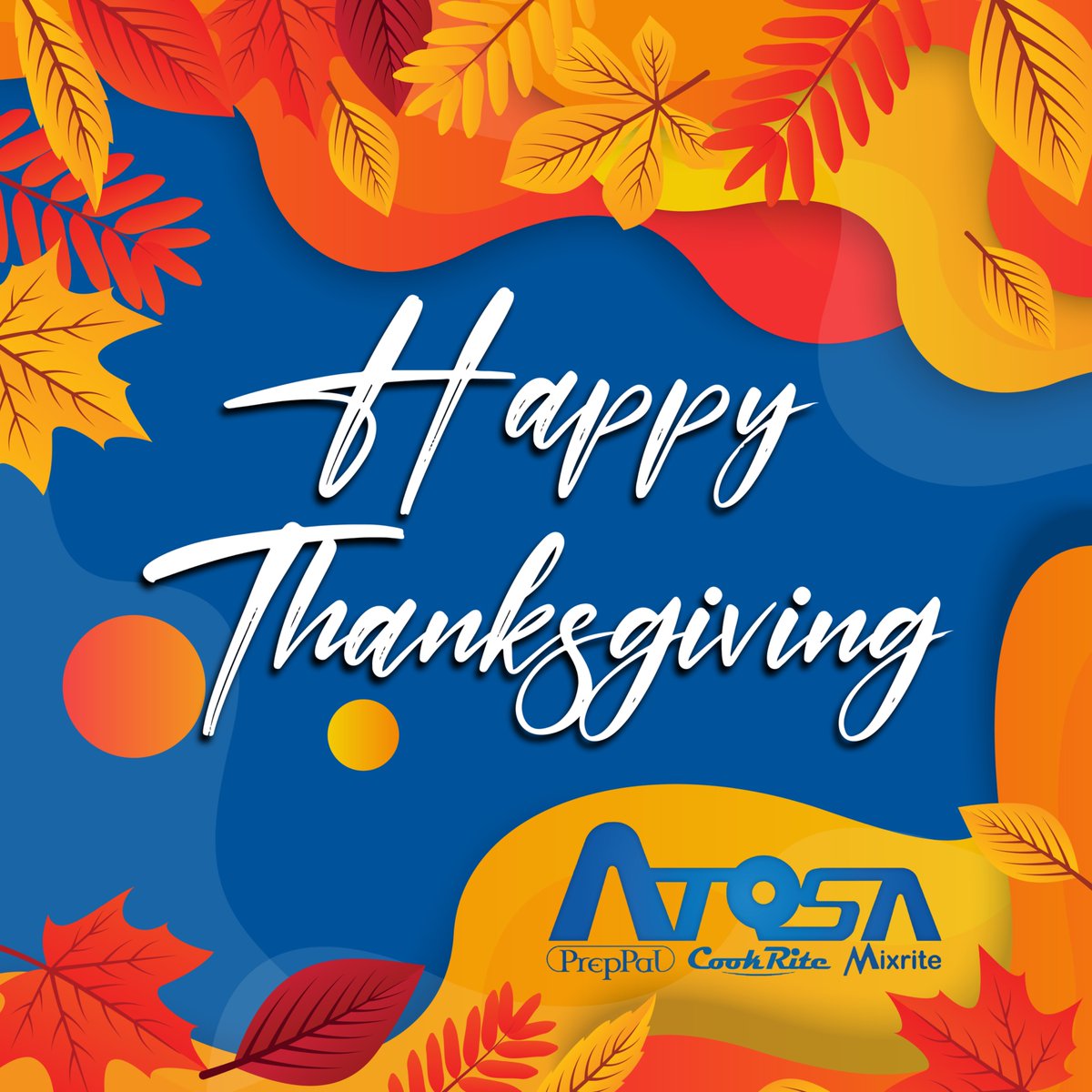 Atosa extends heartfelt gratitude to all our valued Brick-and-Mortar dealers and their customers this holiday season. You’re the turkey to our mashed potatoes, and everything else is just gravy! Happy Thanksgiving from your Atosa Family!
