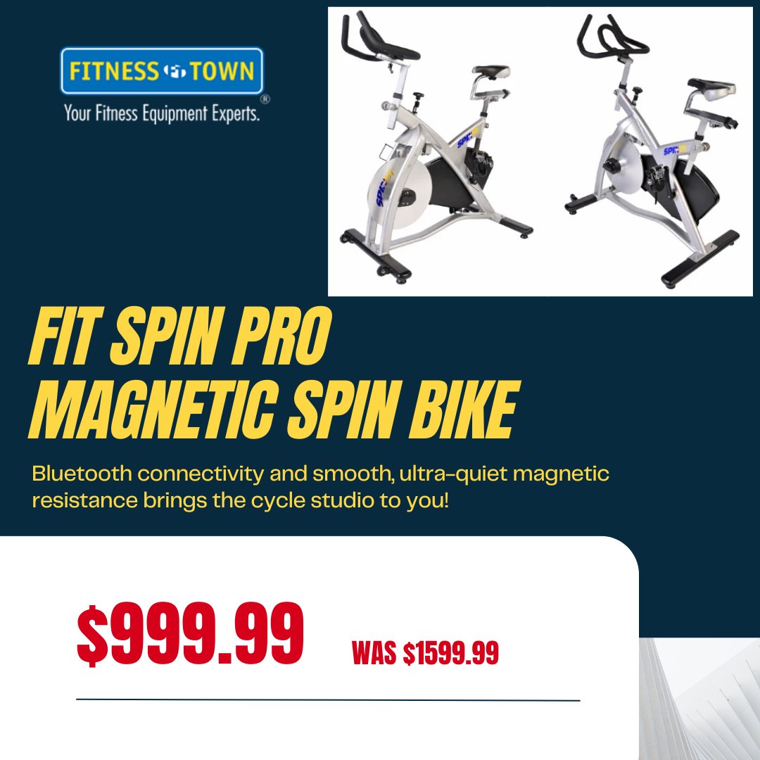 FitnessTown's tweet photo. Why go outside in the rain when you could cycle indoors while listening to your favourite tunes? This compact spin bike has you covered. #workoutathome #winterworkout #fitness #spinbike #blackfriday2024 https://t.co/EeRSXFwkNW https://t.co/AkHR1oivUs