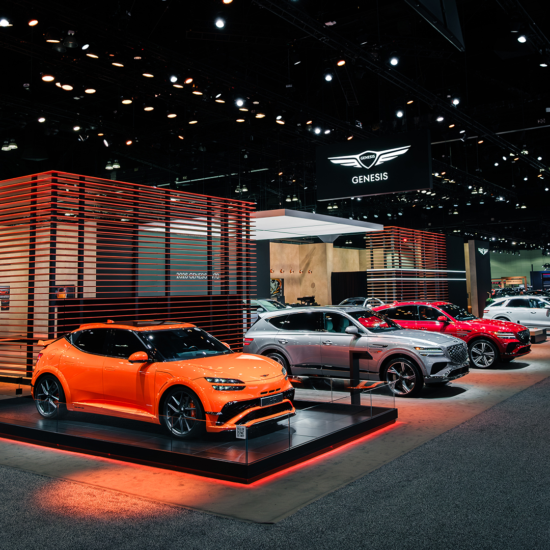 GenesisUSA's tweet image. Elevated luxury unlike anything else. The Genesis experience at the LA Auto Show.
—
#GenesisUSA #LAAutoShow
COMING SPRING 2025. Pre-production model shown. Actual production model may vary. Concept vehicle shown. Not available for purchase.