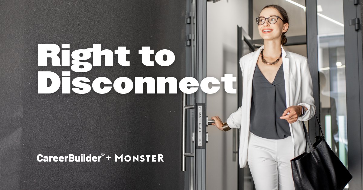 Time off isn't a perk—it’s essential for productivity and happiness at work!

This article explains why “right to disconnect” policies are gaining traction and how they’re benefiting businesses and employees alike.

Learn more here: hiring.monster.com/resources/blog…