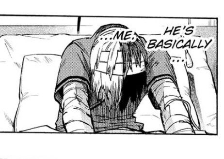 Toonsimp25's tweet photo. Villain haters pretending Shoto is on their side while Shoto is switching from Dabi to Touya-nii  the moment he wakes up😭 https://t.co/r8BrXkIJFF