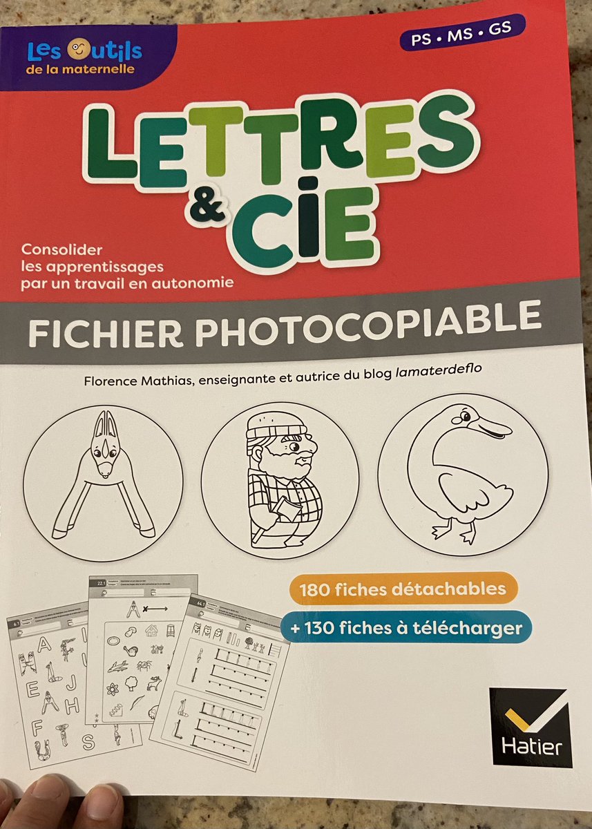 Bellanger stéphanie (@s_bella74) on Twitter photo Reçu aujourd’hui pour aller plus loin avec les élèves au niveau #phonologie, #écriture et reconnaissance visuelle 👉🏻 fichier lettres et compagnie <a href="/EditionsHatier/">Editions Hatier</a> merci <a href="/HatierRegionSud/">DAUCE FREDERIC</a>🤗 #cycle1 #maternelle Reçu aujourd’hui pour aller plus loin avec les élèves au niveau #phonologie, #écriture et reconnaissance visuelle 👉🏻 fichier lettres et compagnie <a href="/EditionsHatier/">Editions Hatier</a> merci <a href="/HatierRegionSud/">DAUCE FREDERIC</a>🤗 #cycle1 #maternelle