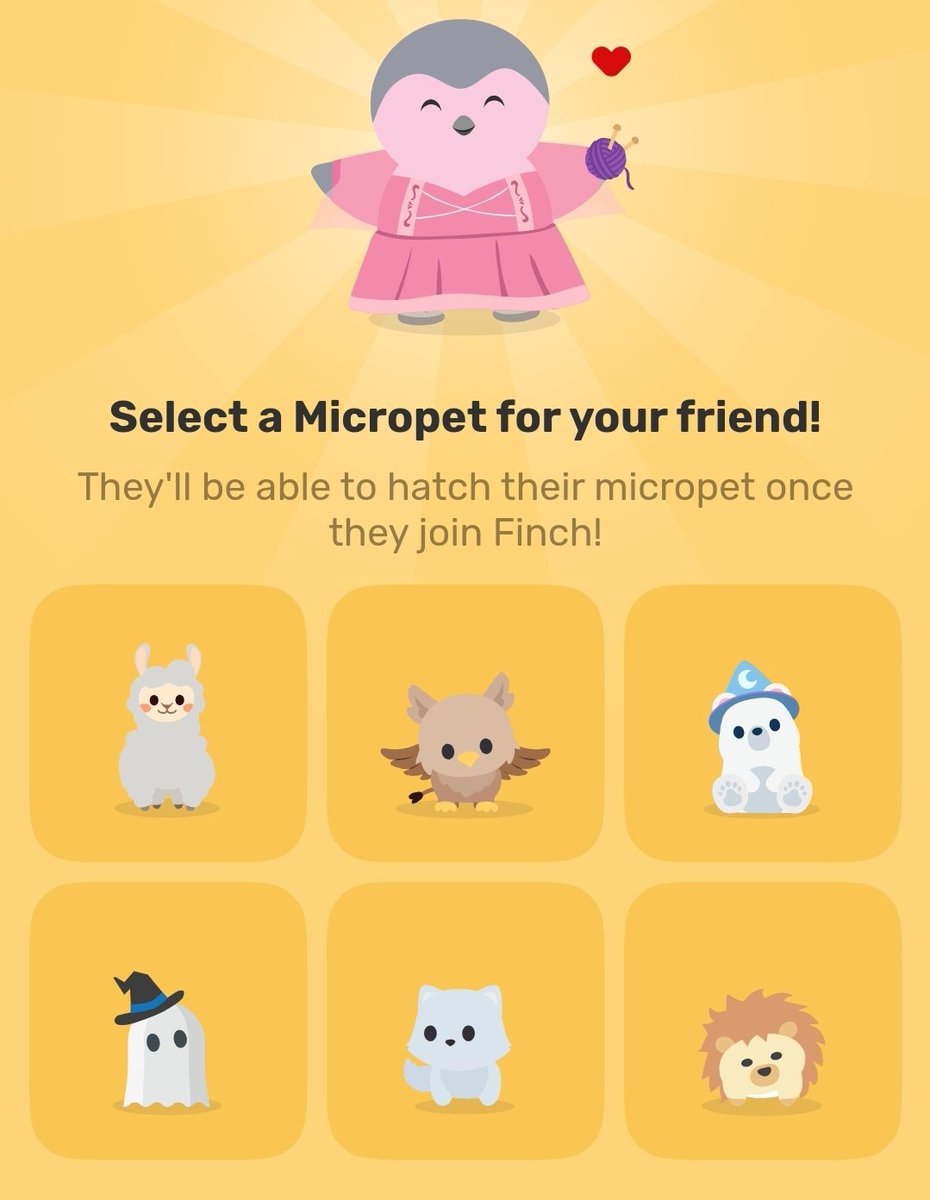 we should be friends on finch!! ^^ let me know what micropet u want, and ill give u an invite link :3