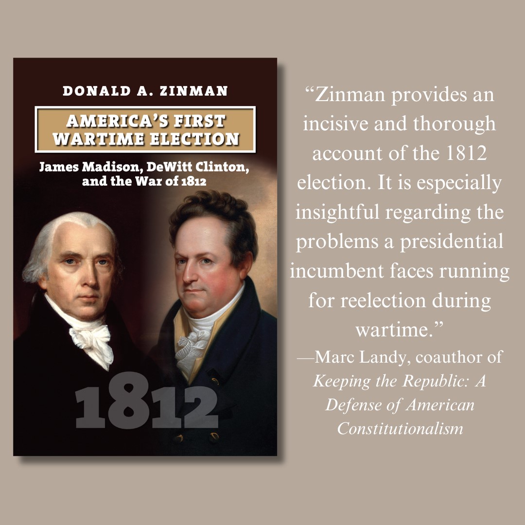 Kansas_Press's tweet photo. Couldn't agree more with you Marc Landy! Get your copy of America's First Wartime Election: James Madison, DeWitt Clinton, and the War of 1812 here: https://t.co/iczVVitdkA.
DON'T FORGET: Use code 24HOLIDAY2024 to get 50% off!
#universitypressofkansas #kansaspress https://t.co/7BC3aCDKnF