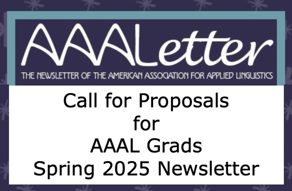 📝We are looking for writers to contribute to the Spring 2025 issue of the AAALGrads Newsletter.
📑Read the Call for Proposals on page 32 of our Newsletter here aaal-gsc.org/fall-2024-news…
📩Submit your proposal here no later than January 20.
docs.google.com/forms/d/e/1FAI…
