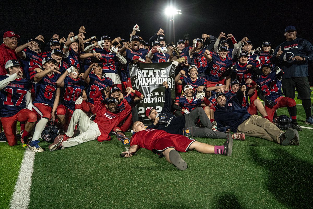 Kaden Bergman (@kaden_0206) on Twitter photo Super grateful for this season and to be a 2x State champion and 2x all state. Can’t thank enough @HeritageReese for the work he’s done for the team as well as <a href="/Jles9/">Jordan Leslie</a> and <a href="/eagle88me/">Coach Holliday</a>.
Career
Rushing- 800 YDS
Receiving- 2507 YDS
TOT- 3307 YDS
TD- 51
REC-112
TCKLS- 140
Sacks- Super grateful for this season and to be a 2x State champion and 2x all state. Can’t thank enough @HeritageReese for the work he’s done for the team as well as <a href="/Jles9/">Jordan Leslie</a> and <a href="/eagle88me/">Coach Holliday</a>.
Career
Rushing- 800 YDS
Receiving- 2507 YDS
TOT- 3307 YDS
TD- 51
REC-112
TCKLS- 140
Sacks-