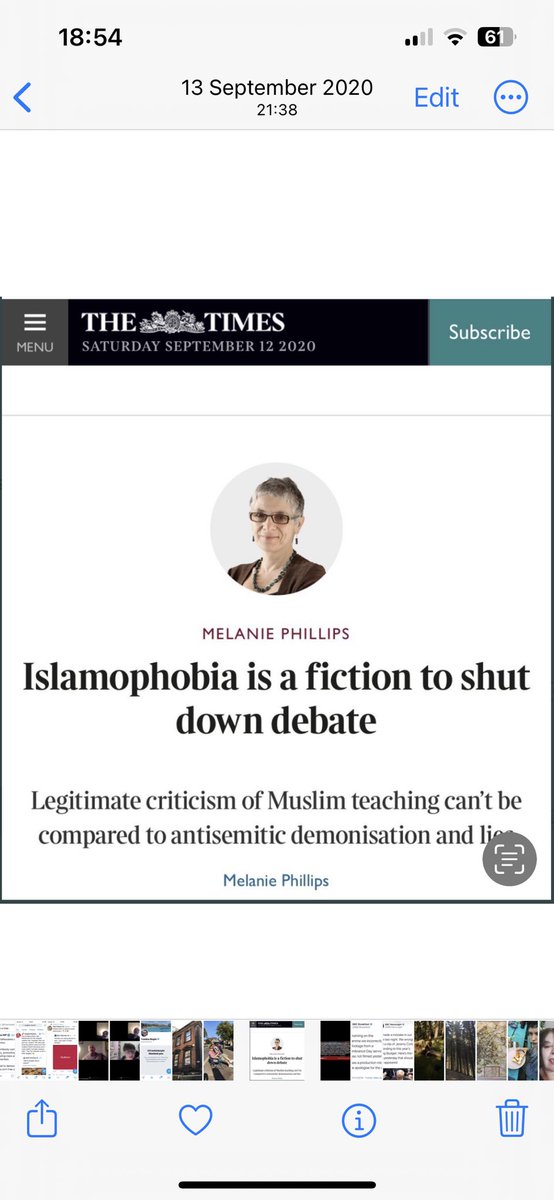 I see the rancid Melanie Phillips is trending and I’m taken back to this from 2020.