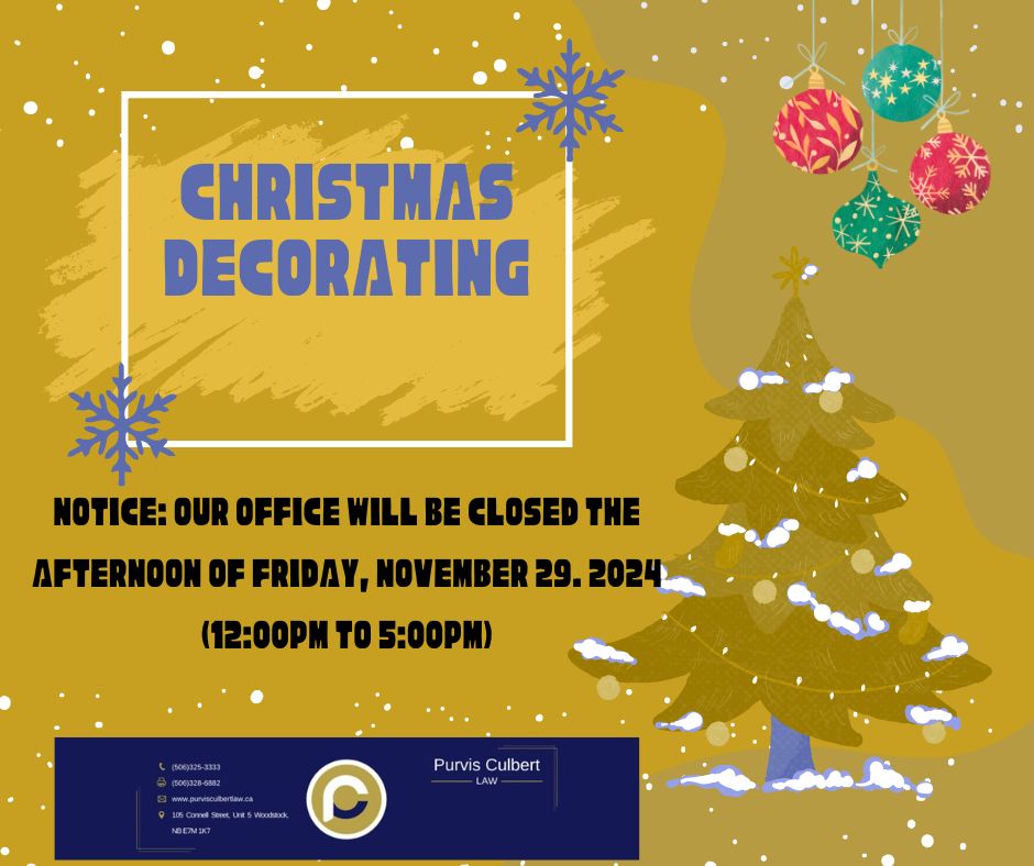 PurvisCulbert's tweet image. Our office will be closed for the afternoon, this Friday, November 2024 for our annual office Christmas decorating. We will be open again on Monday morning with Christmas decorations up! #OfficeClosure #ChristmasDecorating #HolidaySpirit #TeamBuilding #ChristmasVibes