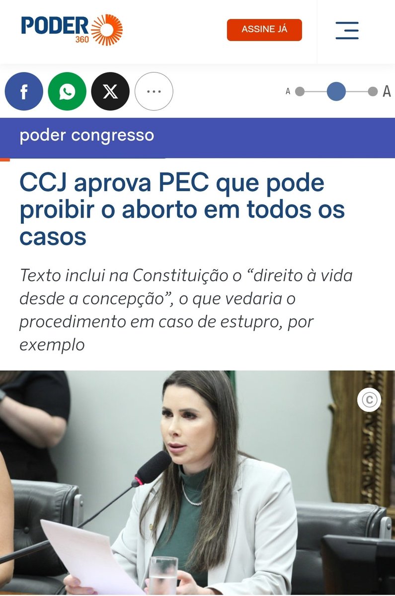 VoxLiberdade's tweet photo. 🇧🇷 🚨 URGENTE: CCJ APROVA PEC QUE PODE PROIBIR O ABORTO NO BRASIL EM TODOS OS CASOS

💬 A CCJ da Câmara aprovou nesta quarta-feira (27/nov) a PEC 164/2012, que visa proibir o aborto em qualquer fase gestacional, incluindo os casos atualmente permitidos por lei.

#PEC164 #Aborto #DireitoÀVida #CCJ #CâmaraDosDeputados #DebateNacional