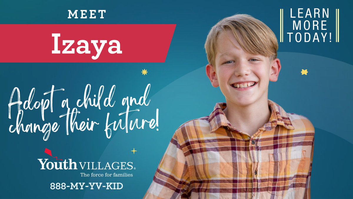 Izaya is an active and energetic young man! He loves outdoor activities and would be a great fit for a family that loves nature!

Visit his profile and share this to help Izaya find his forever family!

pulse.ly/jgvgoydcq0