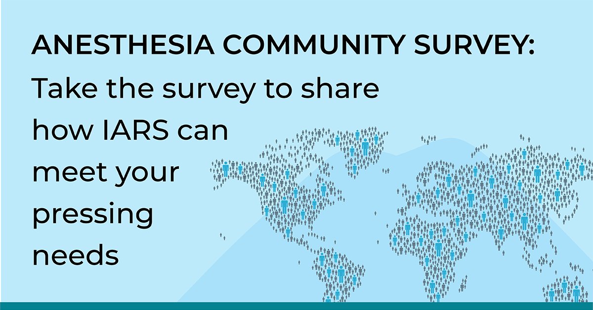 IARS360 (@iars360) on Twitter photo Anesthesia Community Survey: We need your feedback! Share your needs and preferred engagement experiences. Take the survey: ow.ly/24TT50TseZ6 #AnesthesiaProfessionals #MedicalCommunity#AnesthesiaCommunity #IARS <a href="/IARS_Journals/">Anesthesia&Analgesia</a> <a href="/openanesthesia/">OpenAnesthesia®</a> Anesthesia Community Survey: We need your feedback! Share your needs and preferred engagement experiences. Take the survey: ow.ly/24TT50TseZ6 #AnesthesiaProfessionals #MedicalCommunity#AnesthesiaCommunity #IARS <a href="/IARS_Journals/">Anesthesia&Analgesia</a> <a href="/openanesthesia/">OpenAnesthesia®</a>