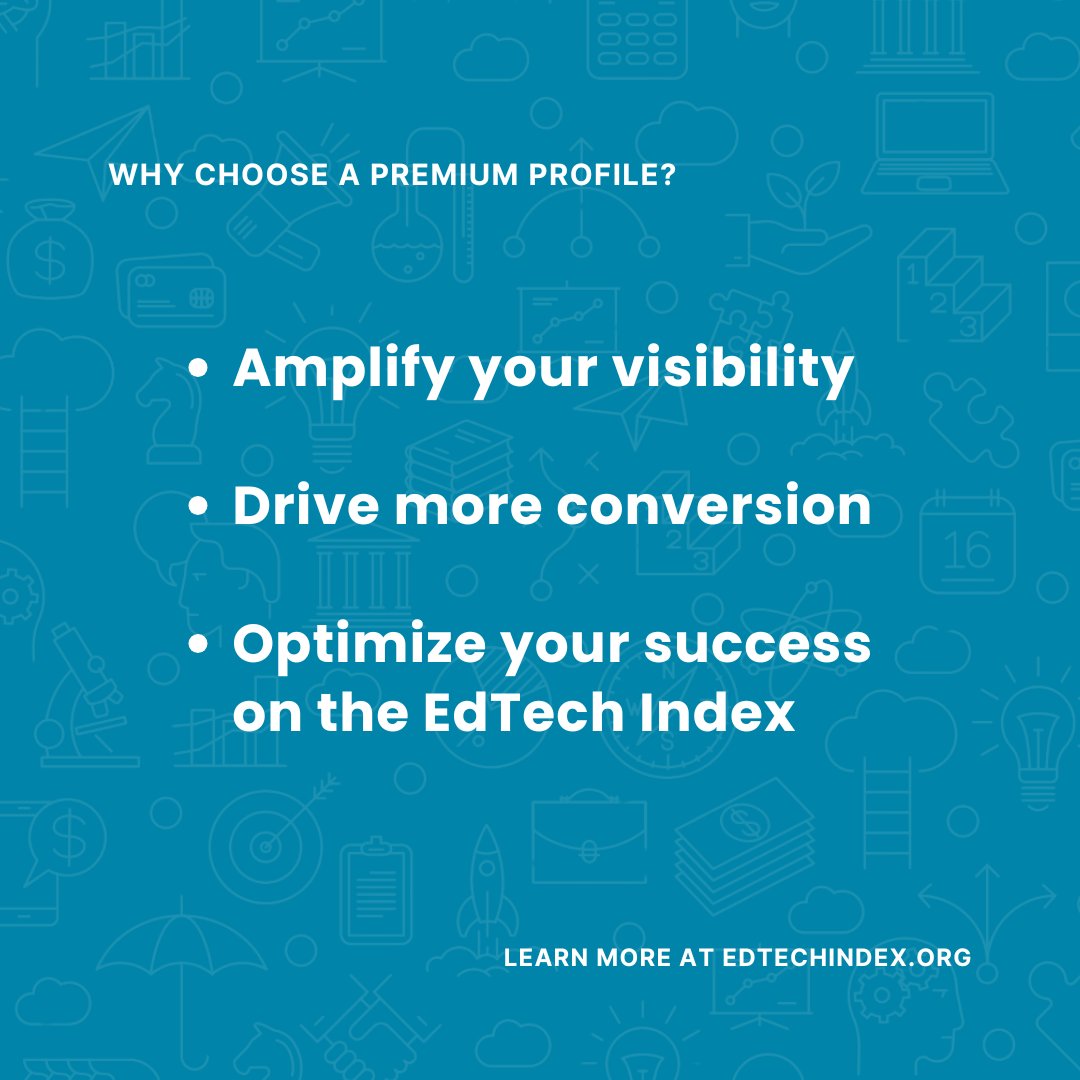 ISTE_ASCD's tweet photo. ๐ EdTech Providers: Stand out with a Premium Profile on the EdTech Index! Boost visibility, generate leads, and showcase your productโs strengths.
https://t.co/BLaQDcb6Wn
#iste #EdTech #K12Education #EdTechIndex #DigitalLearning https://t.co/jh4VW4ojux