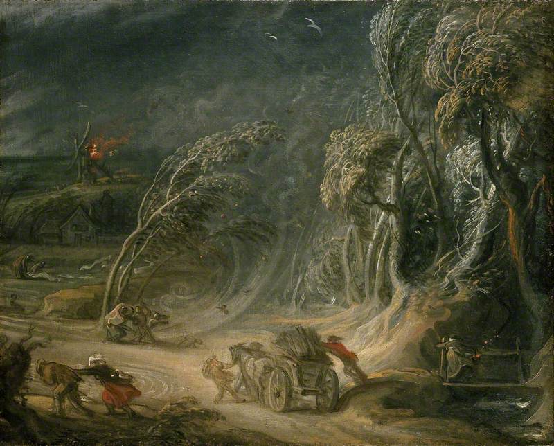 Weather, and storms, are very much on our minds, so we have selected Landscape: A Storm, attributed to Peter Paul Rubens (1577–1640) for #OnlineArtExchange 

📷 <a href="/AshmoleanMuseum/">Ashmolean Museum</a>
