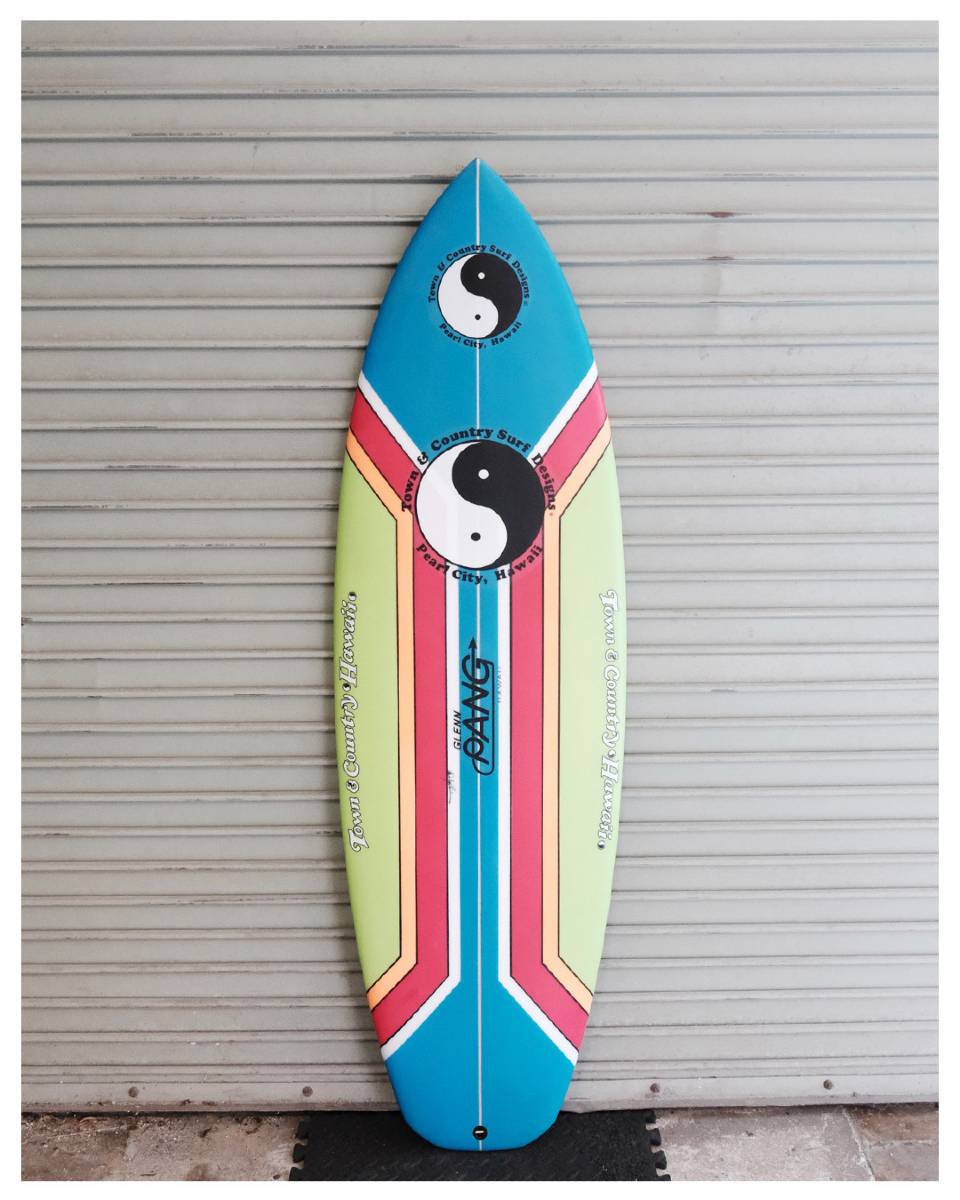 tcsurfdesigns's tweet image. New R&amp;amp;D board by @gpangsurf about to be released. Extra speed and wiggles with this little rocket. 5'4" @ 27L

#customsurfboards #madeinhawaii #stokeandaloha #surfboards #hawaiisurf #surfboardfactory