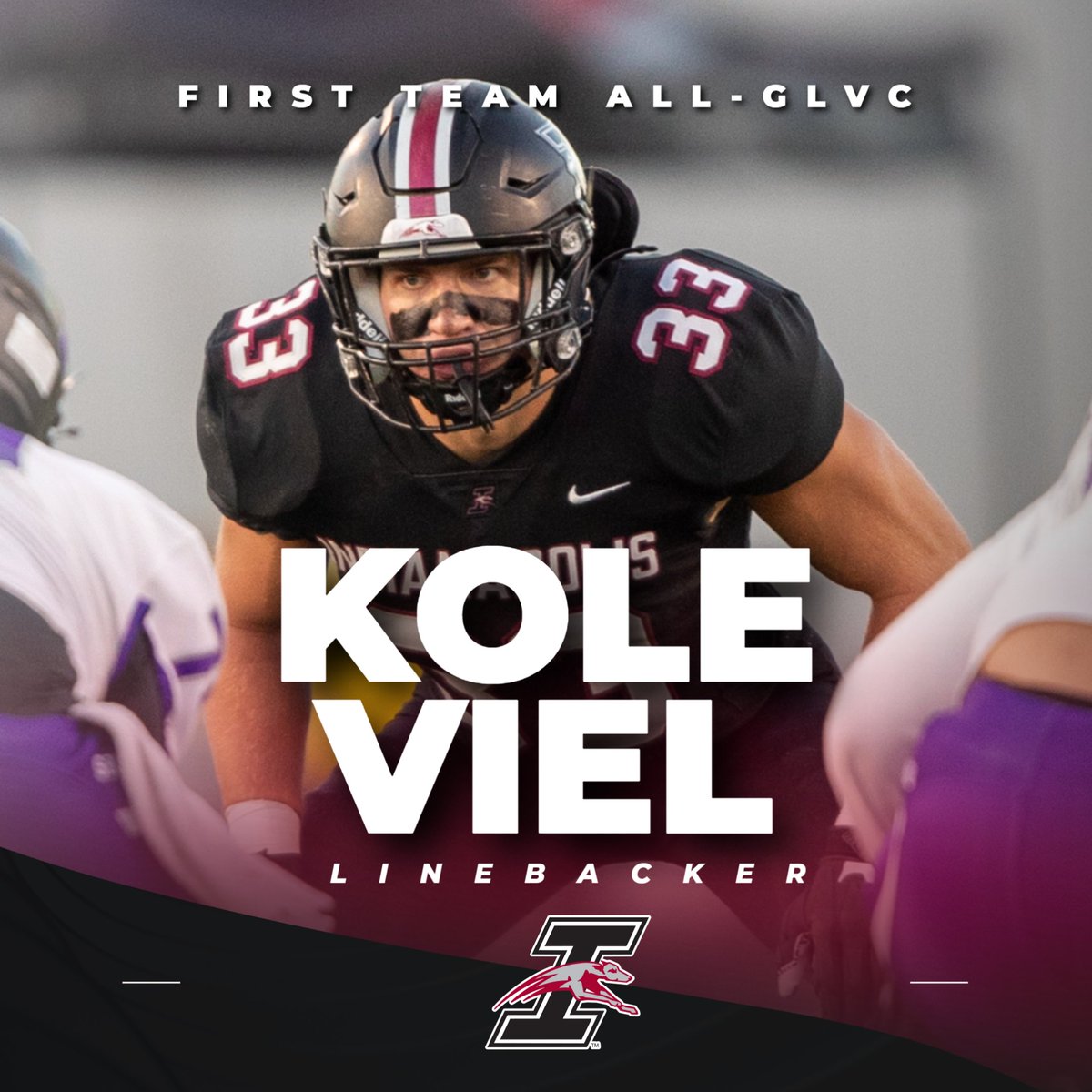 🚨 2024 First Team All-GLVC 🚨

🏆 Kole Viel
🏈 Linebacker

#GoHounds | #TogetherWeWin