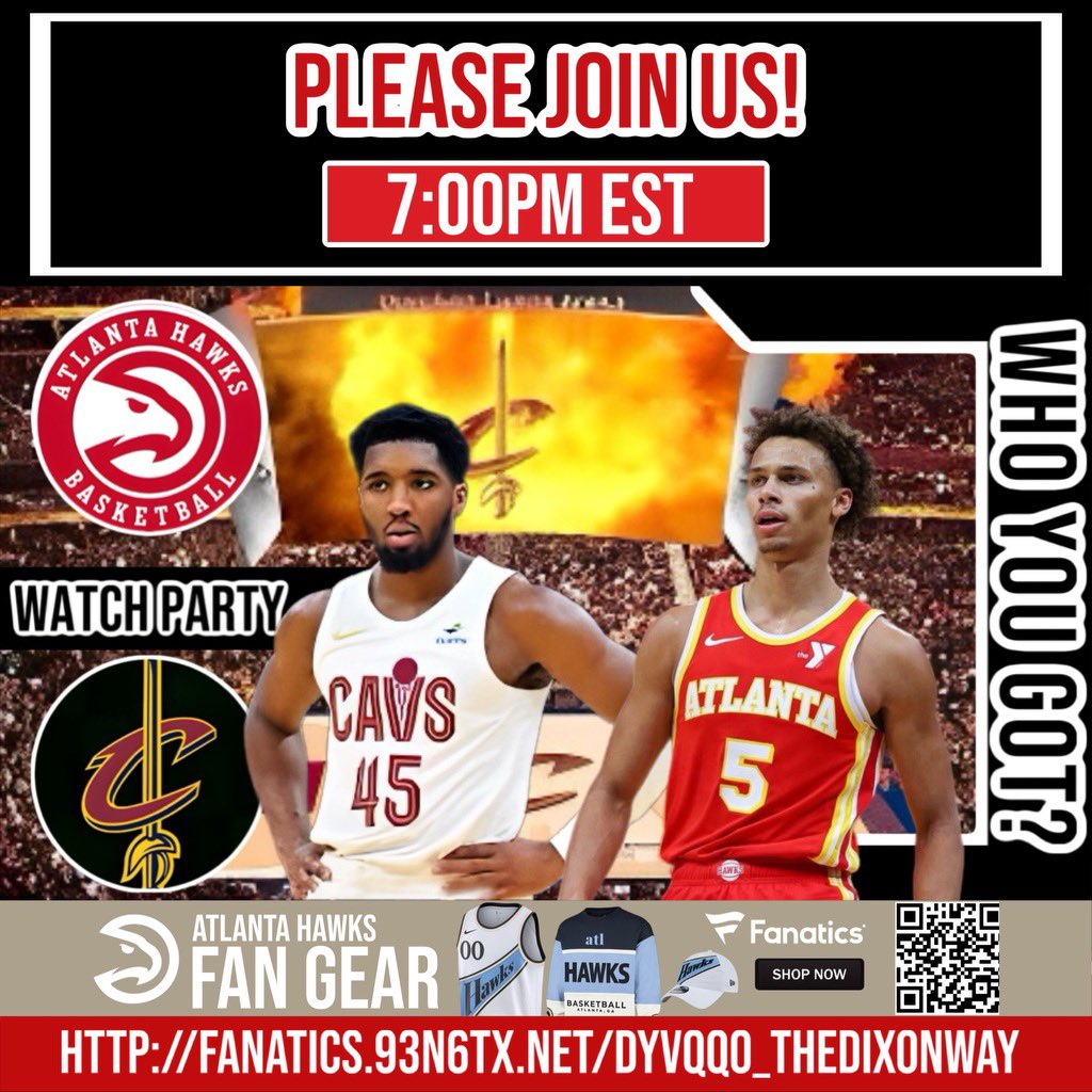 The_Dixon_Way's tweet image. Please join us at 7pm est for the @ATLHawks vs @cavs @NBA @The_Dixon_Way  #playbyplay #TrueToAtlanta Atlanta Hawks vs Cleveland Cavaliers | Live Play by Play | Reaction Watc... youtube.com/live/_edsgjMy8… via @YouTube
