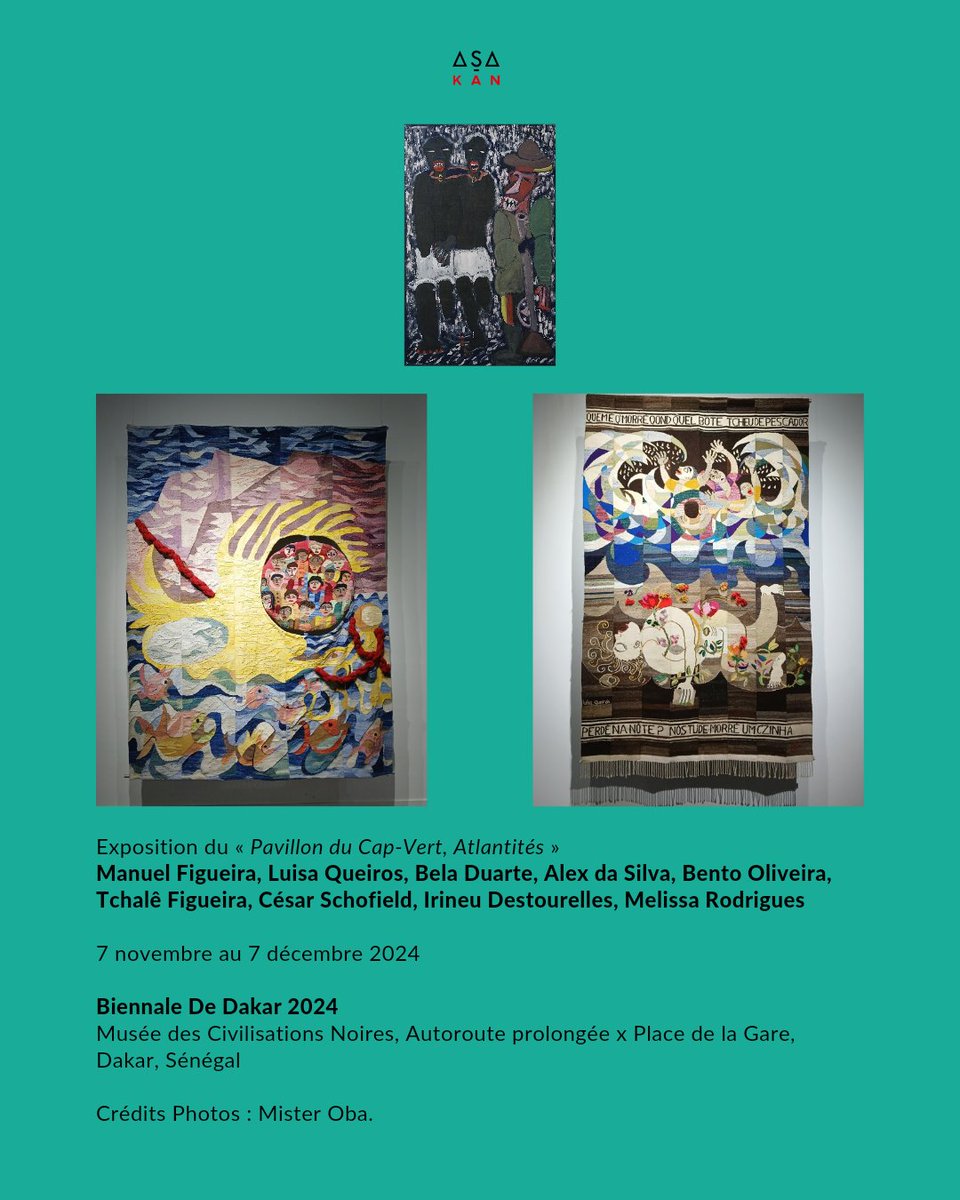 asakan_art's tweet photo. Nos Coups de Cœur 
de la Biennale de Dakar 2024

8. L’Exposition du « Pavillon du Cap-Vert, Atlantités »

@mcndakar

#critiquedart
#curateurs 
#artcurators
#commissariatdexposition
#artcontemporain
#contemporaryafricanart
#PavillonCapVert
#DakArt2024 https://t.co/YfCLfg56yy