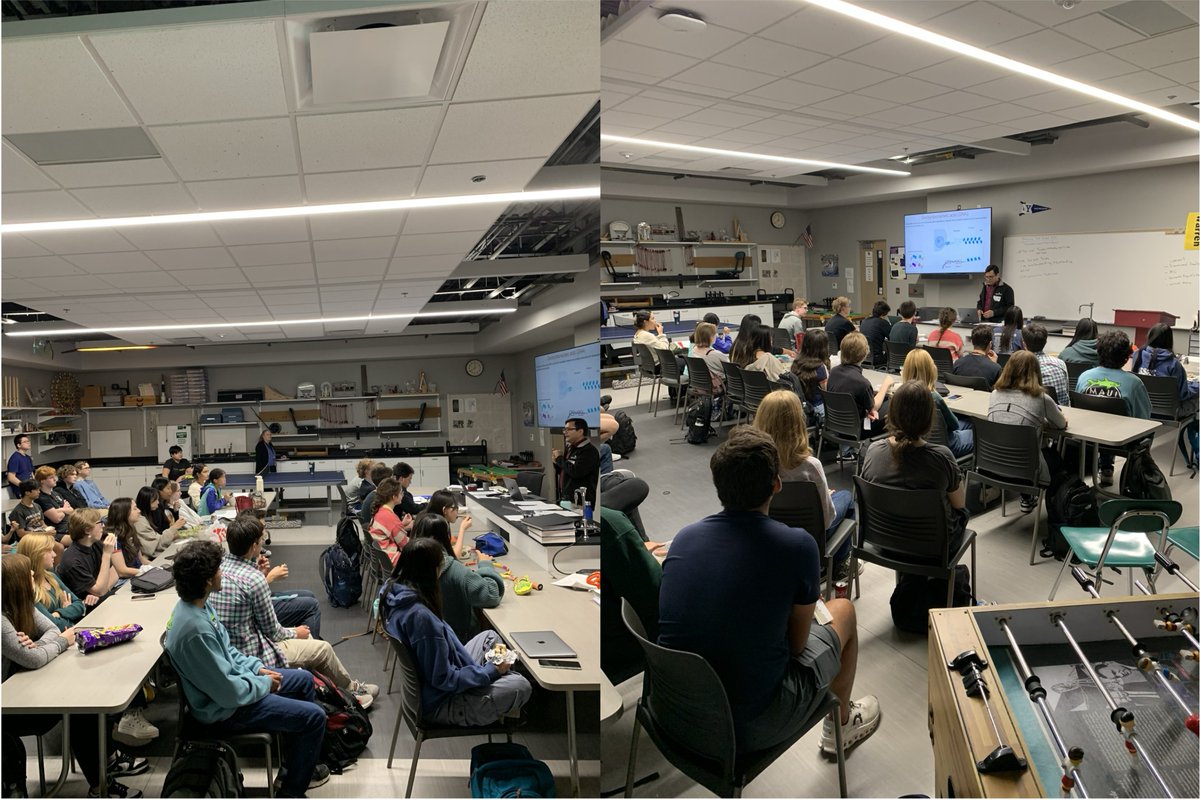 It was very engaged discussion with High School students on #GeneticEngineering and #CRISPR technologies for #biotechnology and #human #health. Thank you <a href="/NormanSchools/">Norman Public Schools</a> for the opportunity of motivating the young minds! #education