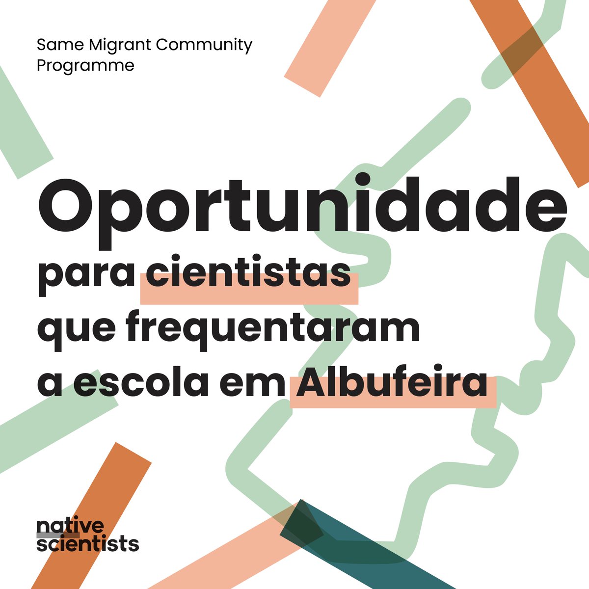 📚 És cientista e gostarias de regressar à tua antiga escola primária para fazer oficinas de ciências com crianças?
👉Inscreve-te aqui: bit.ly/3VhyGA2
Juntos tornamos a ciência uma realidade para as crianças.
#native_hometown #scienceforall #DiversityInSTEM #scicomm4good