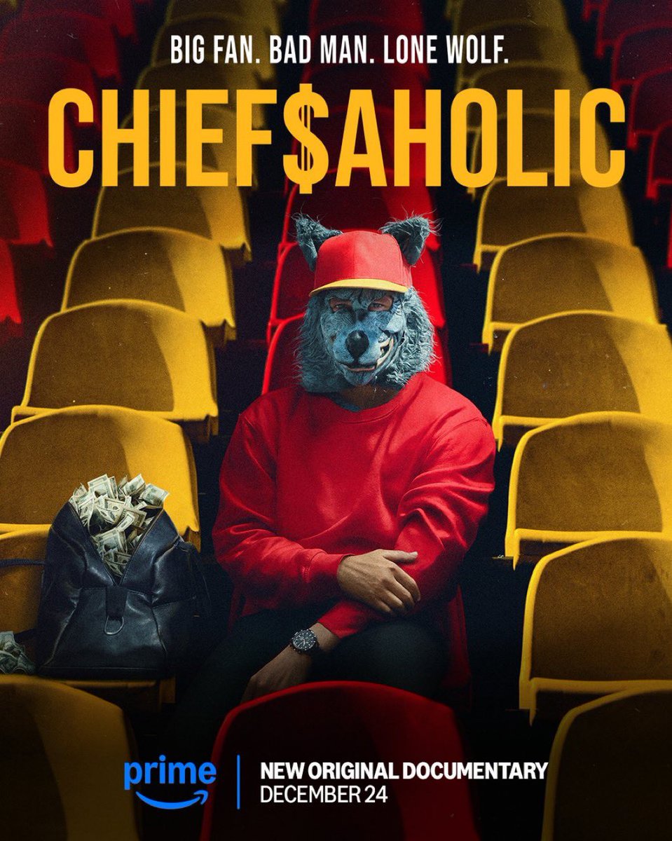 𝗕𝗿𝗲𝗮𝗸𝗶𝗻𝗴: A documentary about #Chiefs superfan ChiefsAholic, a serial bank robber, will premiere on Prime Video on December 24th.

“Big fan. Bad Man. Lone wolf.”

This should be GREAT 🔥🔥🔥