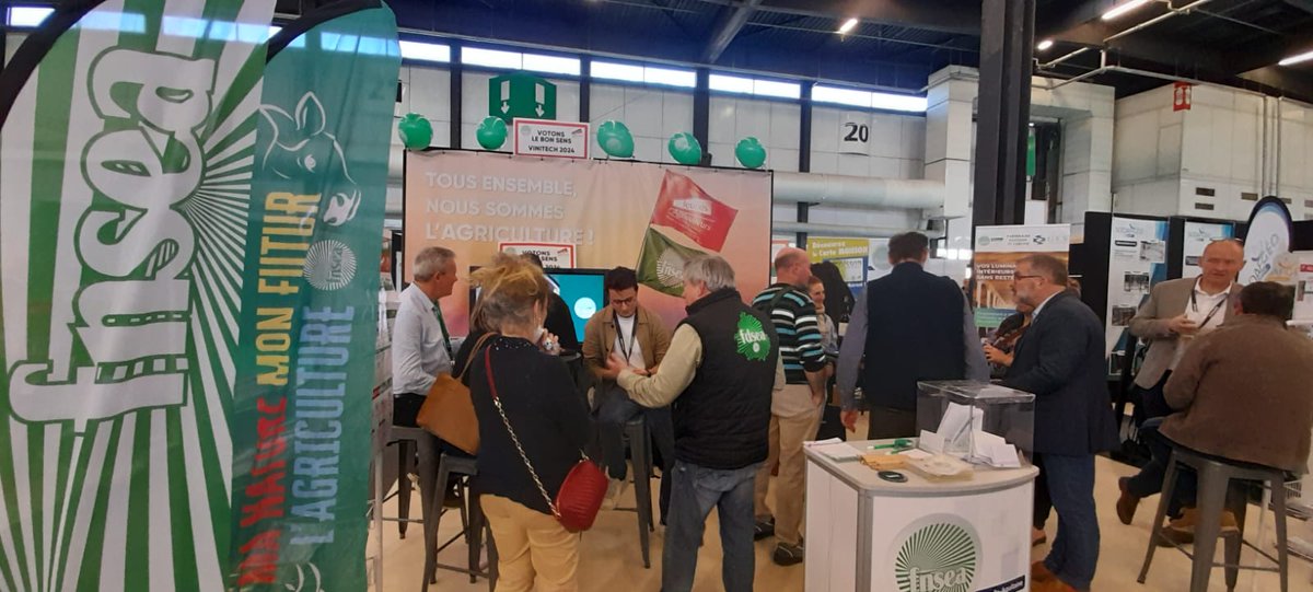 🗓️🚜 La #FNSEA sur le terrain | Retrouvez la FNSEA, son engagement pour la #viticulture, les actions en cours ou acquis obtenus au salon <a href="/vinitechsifel/">vinitech-sifel 🍇🍷🏺🇨🇵</a> (Hall 1, stand 2104). 🍇🍷
-
<a href="/FNSEA_Nlle_Aqui/">FNSEA Nlle Aquitaine</a>, <a href="/fnsea16/">FNSEA16</a>, <a href="/FdseaCorreze/">FDSEA Correze</a>, <a href="/FDSEA23/">FDSEA de la Creuse</a>, <a href="/FNSEA79/">FNSEA 79</a>, <a href="/FDSEA24/">FDSEA24</a>, <a href="/FNSEA33/">FNSEA de la Gironde</a>, <a href="/FDSEA87/">FDSEA Haute Vienne</a>,