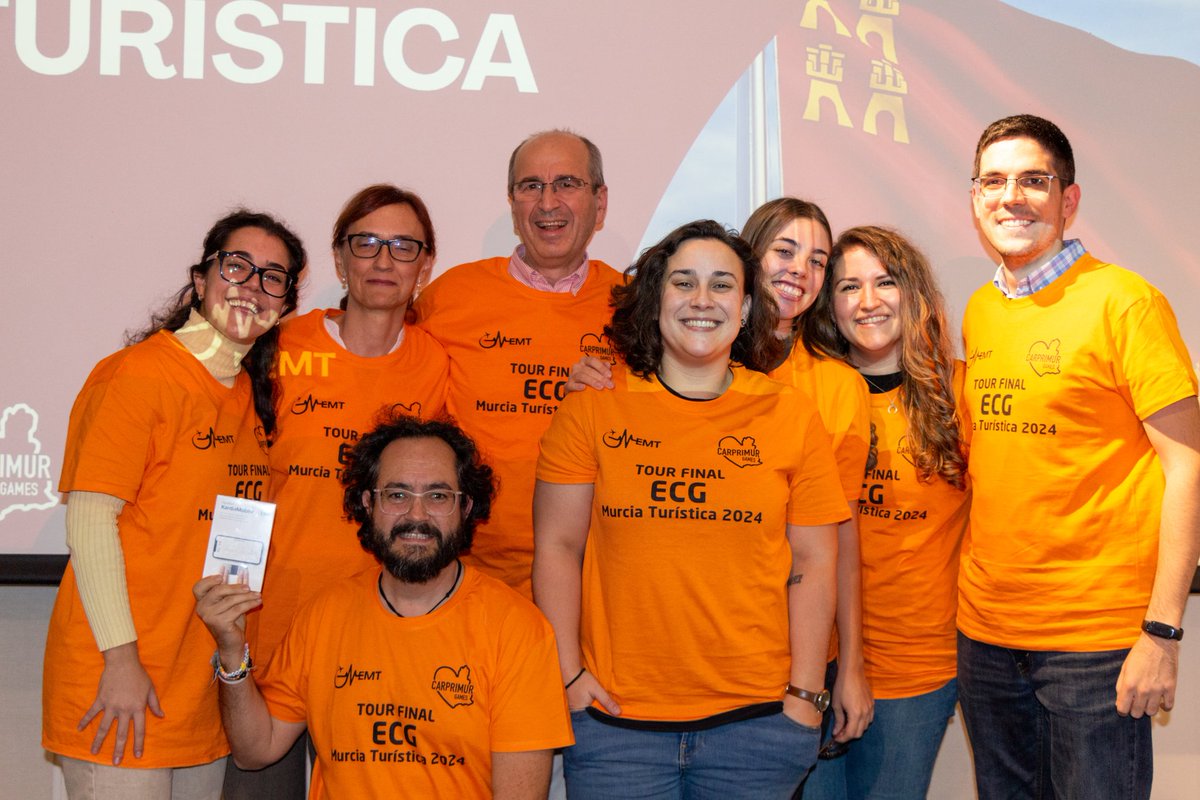🌈 Enhorabuena a los ganadores del tour final EMT #CarPriMurGAMES 2024.

Retos ECG:
🥇Puerto Lumbreras
🥈Torre Pacheco Este
🥉Torre de Cotillas 

Ruta turística <a href="/regiondemurcia/">Gobierno de la Región de Murcia</a> 
🏆Barrio del Carmen