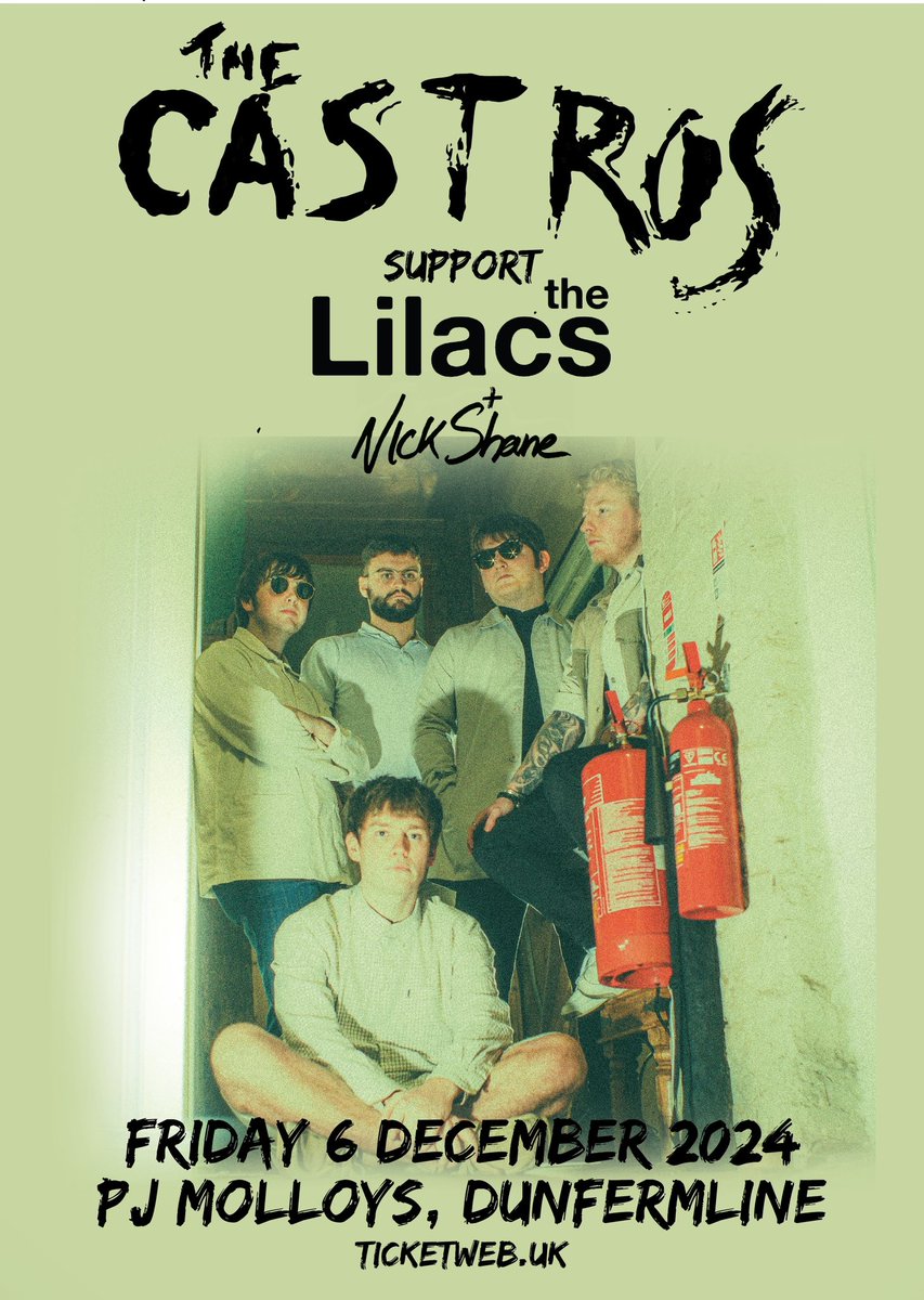 TheLilacsUk's tweet photo. SCOTLAND! 🏴󠁧󠁢󠁳󠁣󠁴󠁿

We’ll be heading up the M6 North early next week to support the mega @TheCastros_____ on Friday, before four more legends get added to the long list that’s played @kingtuts Saturday! https://t.co/YbmL3B7ukE
