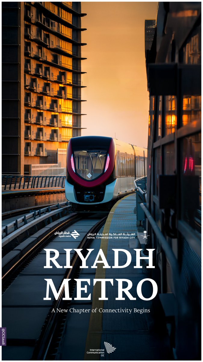 CICSaudi's tweet photo. The future of mobility begins in Riyadh. The launch of #Riyadhmetro marks a new era of seamless travel and connectivity. https://t.co/ZEKnb8gLYk
