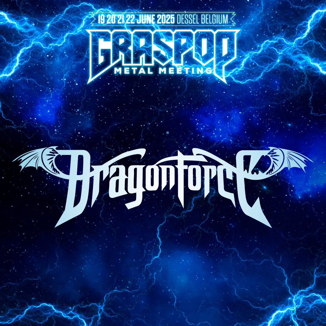 DragonForce's tweet image. BELGIUM 🇧🇪 We will be back in June 2025 for GRASPOP METAL MEETING🤘 We are so excited to see you all there!  Tickets are available now at the #GMM25 site 🐉 

#dragonforce #warpspeedwarriors #powermetal  @GraspopMetal