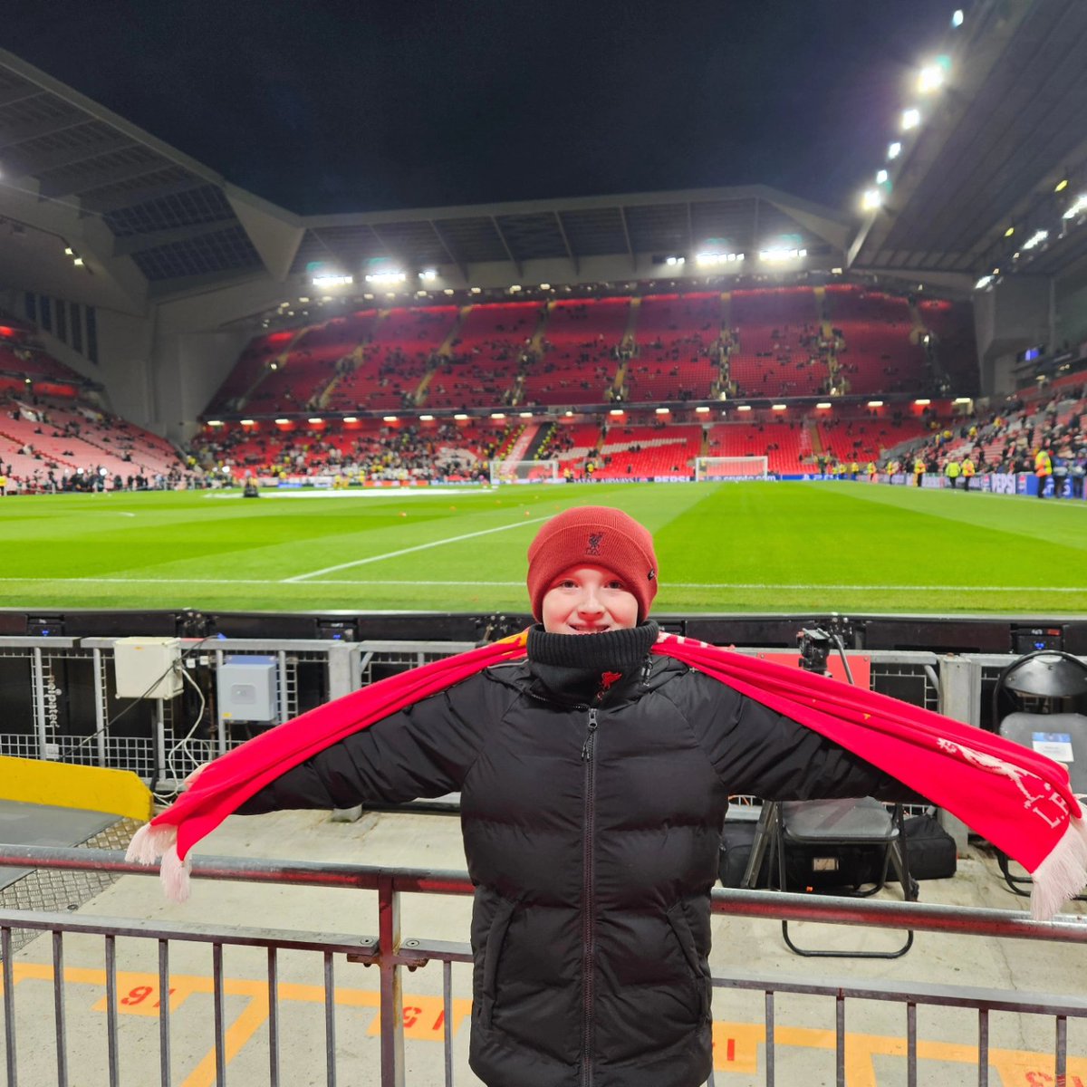 danielblyth3's tweet image. European nights under the lights at Anfield hit differently. It also helps that the game is Liverpool vs. Real Madrid. #YNWA