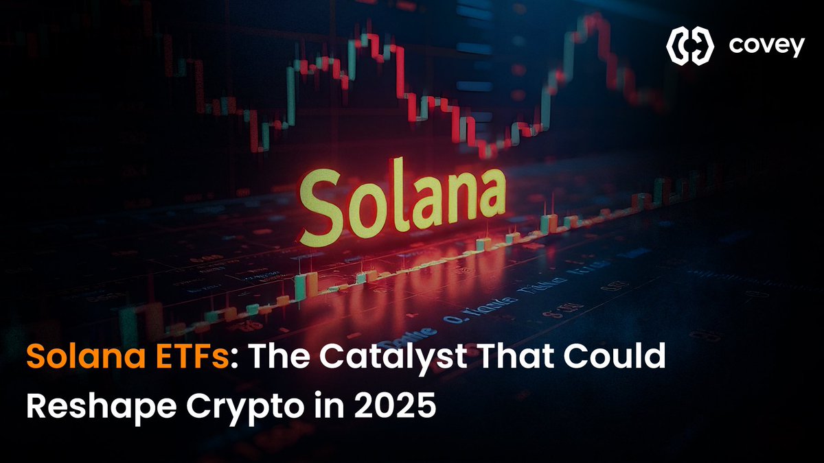 Solana ETFs: The Catalyst That Could Reshape Crypto in 2025 🚀 Momentum is  building for a potential Solana ETF, with four major players—VanEck,  21Shares, Bitwise, and Canary Capital—filing applications with the Cboe