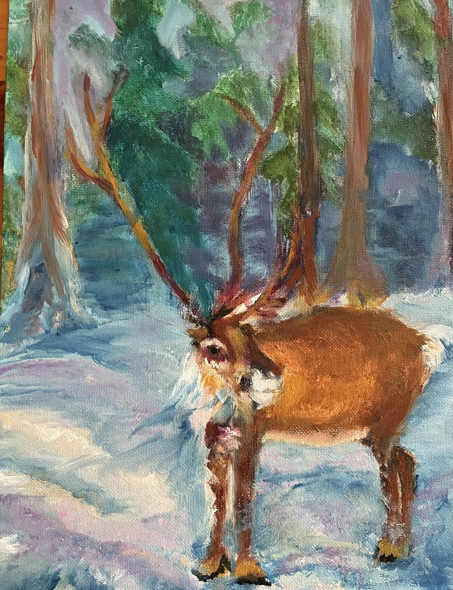parlapianon's tweet photo. “Meet the unsung hero of the North Pole 🦌✨ This reindeer is ready to take flight, bringing magic to the world with every hoofbeat. #ReindeerMagic #HolidaySpirit #Santa’sTeam #thanksgiving https://t.co/9kwFQK9NJh