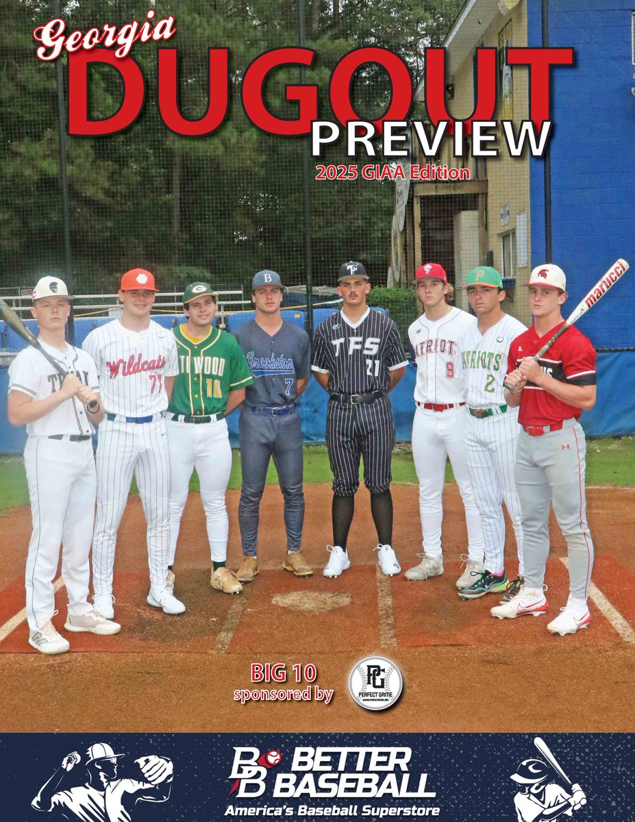 Now accepting pre-orders for the 2025 Georgia Dugout Preview Baseball Magazine. The 2025 edition will begin shipping in about two weeks.
gadugoutpreview.com/order/