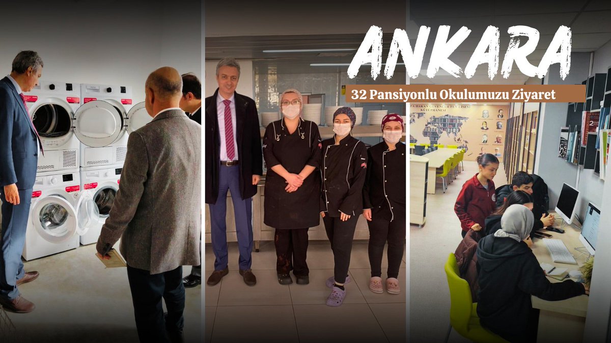 Pansiyonlu Okullarımız Yerinde İncelenmeye Devam Ediyor. 

İdari-Mali İşler ve Pansiyonlar Daire Başkanı Selman KÜÇÜK ve ilgili personellerimizden oluşan komisyon Ankara ilimizdeki Ortaöğretim Genel Müdürlüğümüze bağlı pansiyonlu 32 okulumuzu ziyaret ederek yerinde incelemelerde