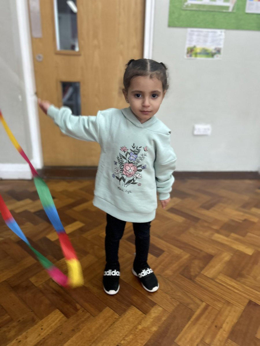 We had a great dance session today, moving to the music, using ribbons, and learning a group dance all about sea creatures and pirates. #BGEYFS #BGPE