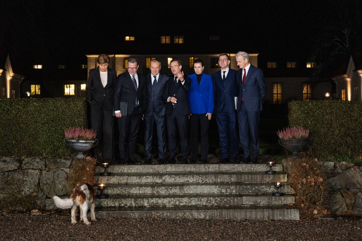 SwedishPM's tweet image. Cooperation with close allies is more important than ever before.

See the joint press conference from Harpsund:
youtube.com/live/Jwcl2UTQo…